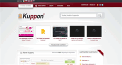 Desktop Screenshot of kuppon.eu